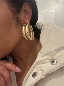 Double hoop earring